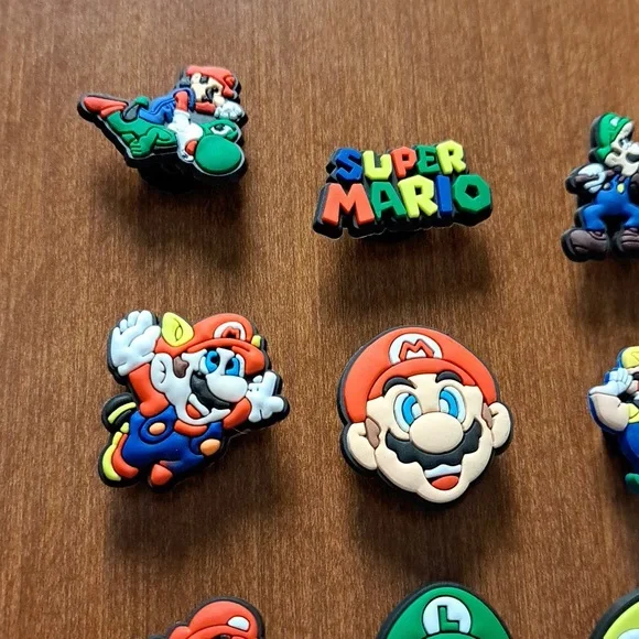 SALE Super Mario Brothers croc charm jibbitz - Picture 2 of 5